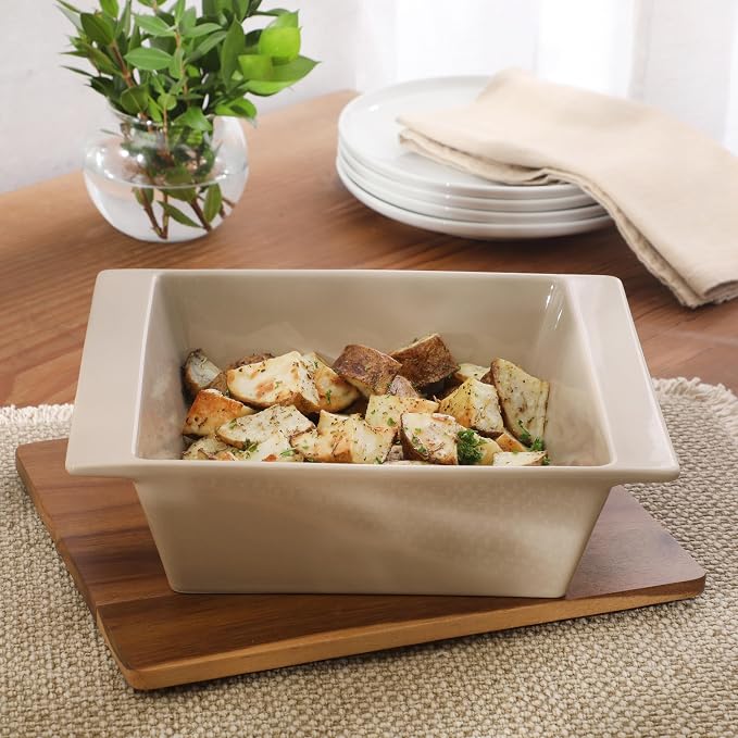 Gibson Elite 2-Quart 10" x 8.5" Stoneware Baking Dish - Image 5