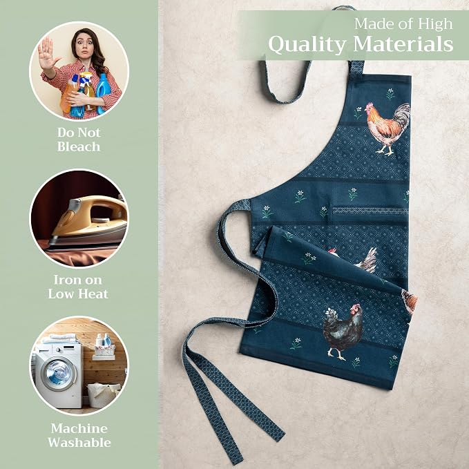 Maison d' Hermine 100% Cotton Apron - Image 3