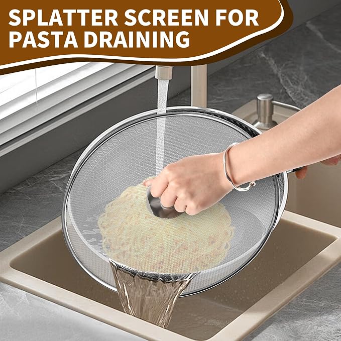 4-Pack Splatter Screens for Frying Pan - Image 6