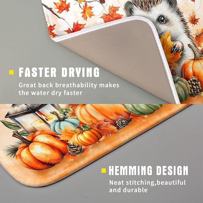Happy Fall Dish Drying Mat - Image 3