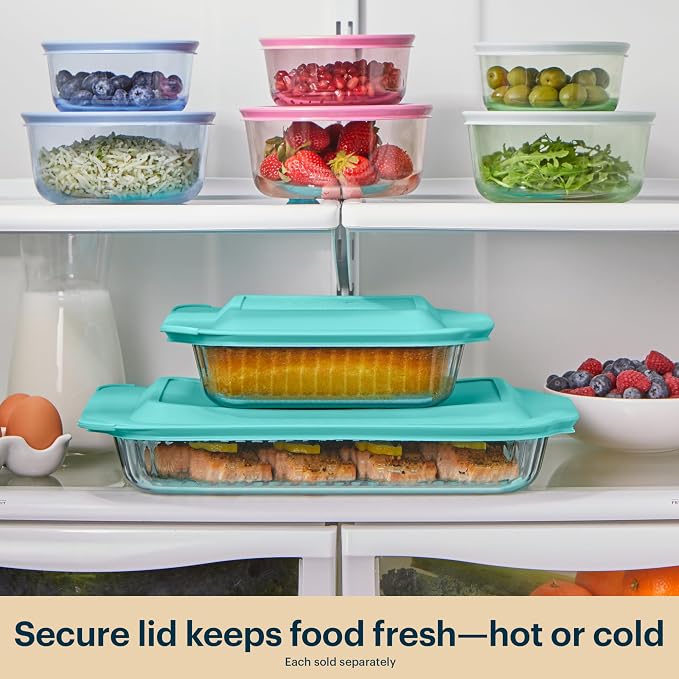 Pyrex Colors Tinted Tinted Glass Baking Dish - Image 6