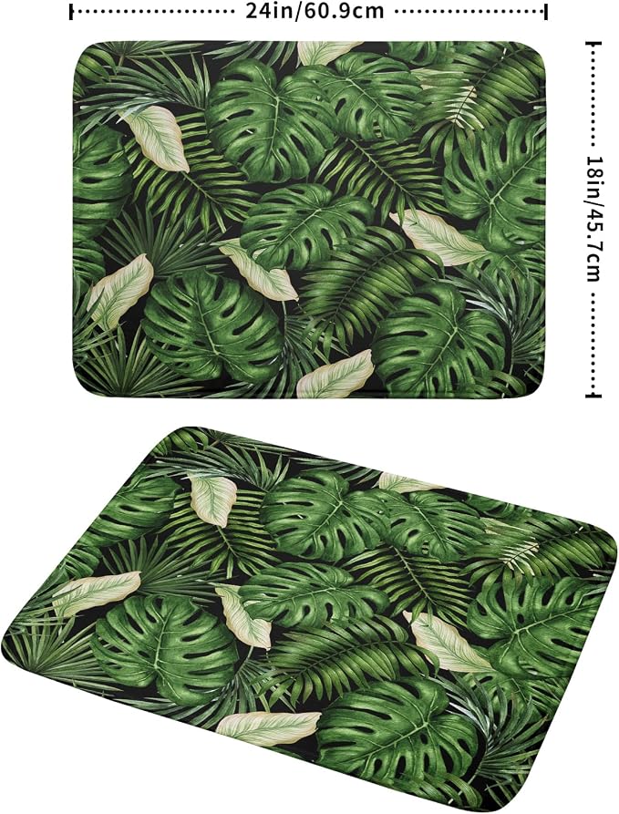 Giwawa Tropical Palm Leaf Dish Drying Mat - Image 2