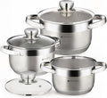 Daniks Standard 6-Piece Stainless Steel Cookware set by Daniks