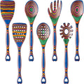 Gudamaye Pakkawood 7-Piece Wooden Cooking Utensils, Wooden Spoons by Gudamaye-WoodenUtensilsSets