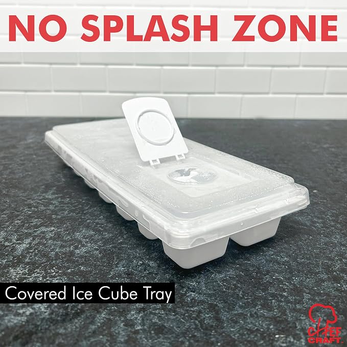Chef Craft Ice Cube Tray with Lid - Image 2