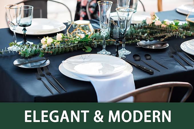 EWFEN 24-Piece Black Silverware Set - Image 6