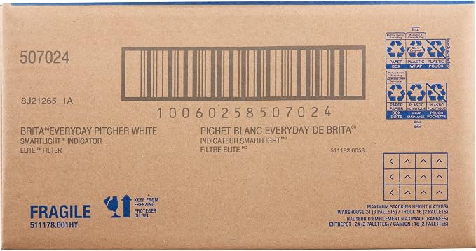 Brita Water Pitcher, Everyday Elite Filter, Removes 99% of Lead, Includes 1 - Image 12