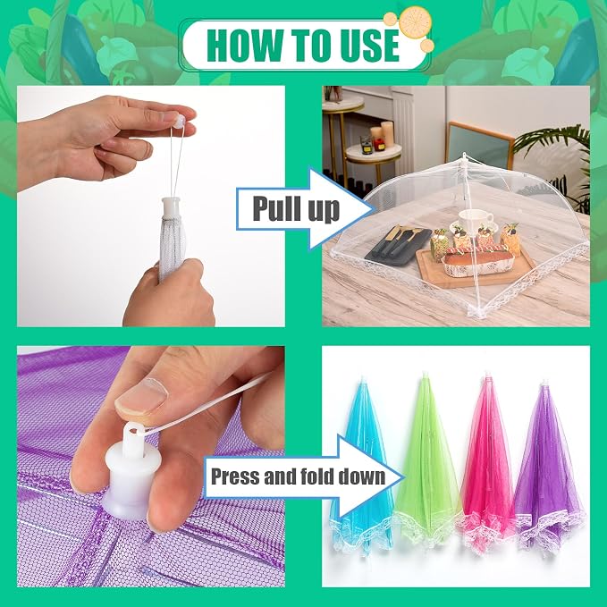 5 Pack Food Cover Tents, Food Covers - Image 7