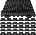 Tioncy 30 Pcs Bar Countertop Supplies Interlocking Mats 12 x 12 Inch Rubber by Tioncy
