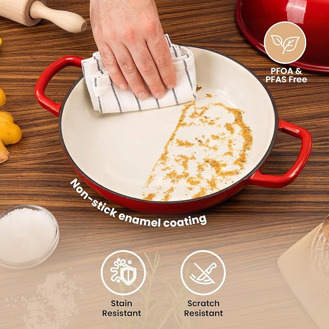 Enamelled Cast Iron Dutch Oven Pot – Dutch Oven - Image 4