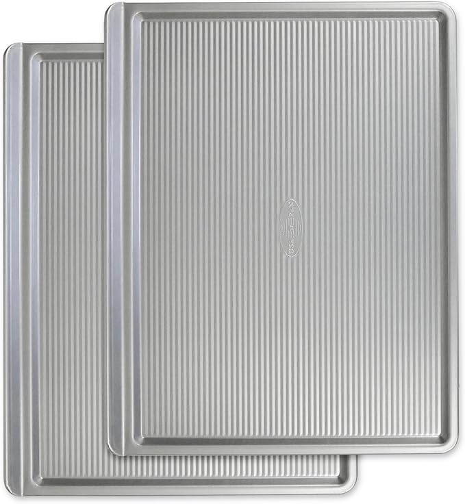 USA Pan Bakeware Cookie Sheet, Warp Resistant Nonstick Baking Pan, Made in the by USAPan