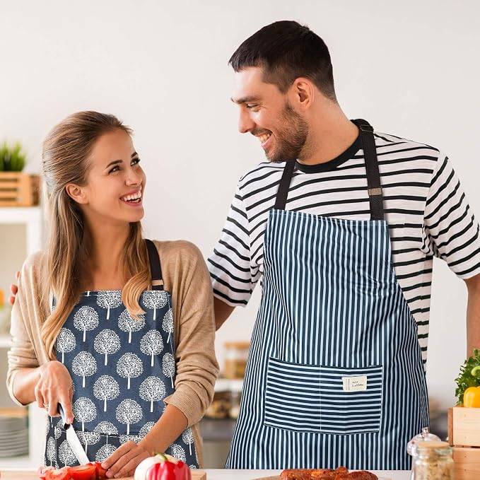 SATINIOR 3 Pieces Waterproof Bib Apron - Image 7
