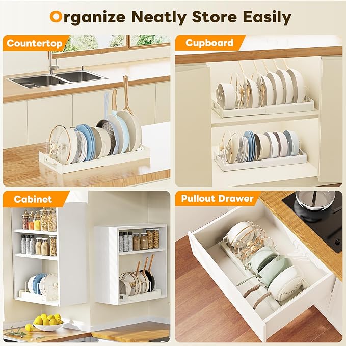 Dayacoco Pots and Pans Organizer Under Cabinet - Image 5