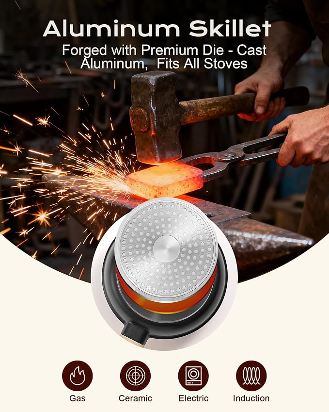 Non Stick Frying Pan, 8-inch Omelette Pan - Image 6