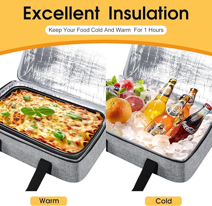 Insulated Casserole Carrier, Portable Casserole Carrier - Image 4