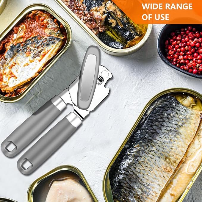 Can Opener, Professional 3-In-1 Multifunctional Manual Can Openers Bottle Opener - Image 5
