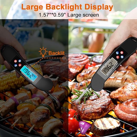 Digital Talking Thermometer for The Blind, Waterproof Instant Read Food - Image 6