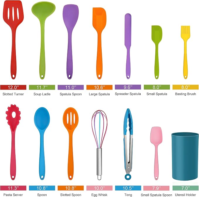 LIANYU 14 Pcs Cooking Utensils Set - Image 2