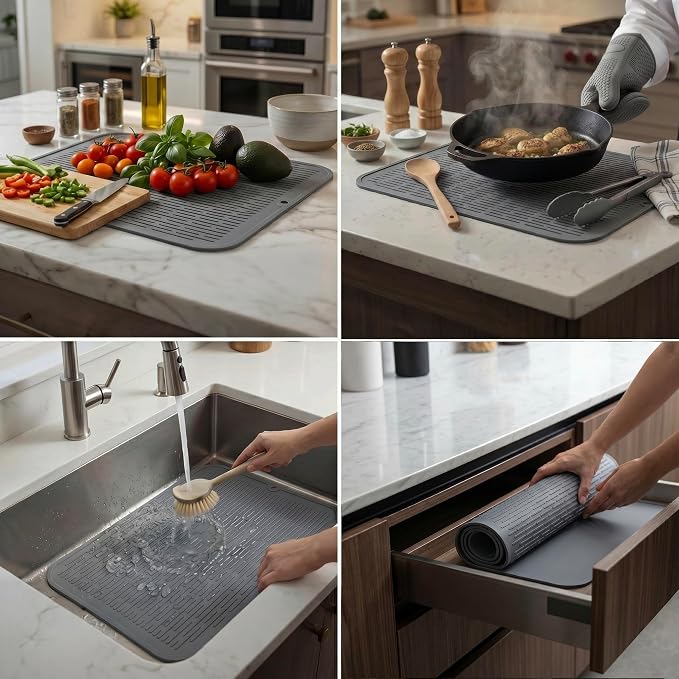 MicoYang Silicone Dish Drying Mat - Image 3