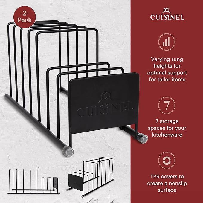 Cuisinel Lid and Dish Organizer Rack - Image 2