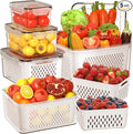 5 PCS Large Fruit Storage Containers by PONYCROSSINGTHERIVER