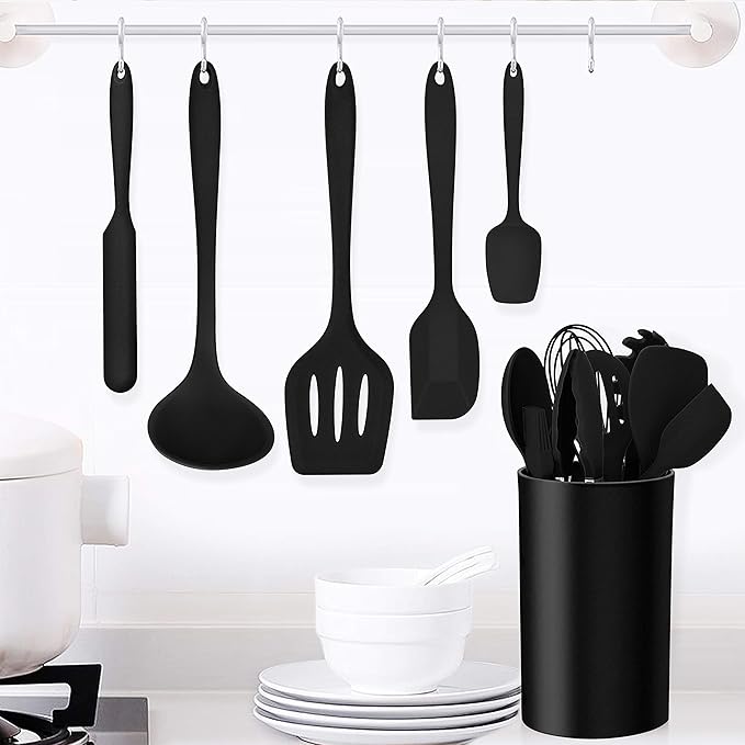 LIANYU 14 Pcs Silicone Kitchen Utensils Set - Image 7
