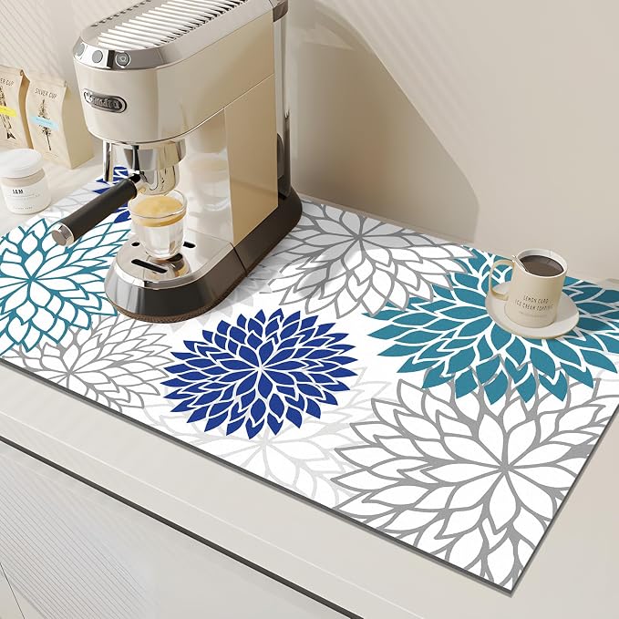 Findosom 2PCS 16" x 24" Dish Drying Mat & 24" x 5.5" Sink Splash Guard - Image 5