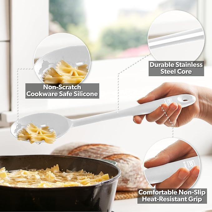 DI ORO Silicone Spoons for Cooking - Image 3