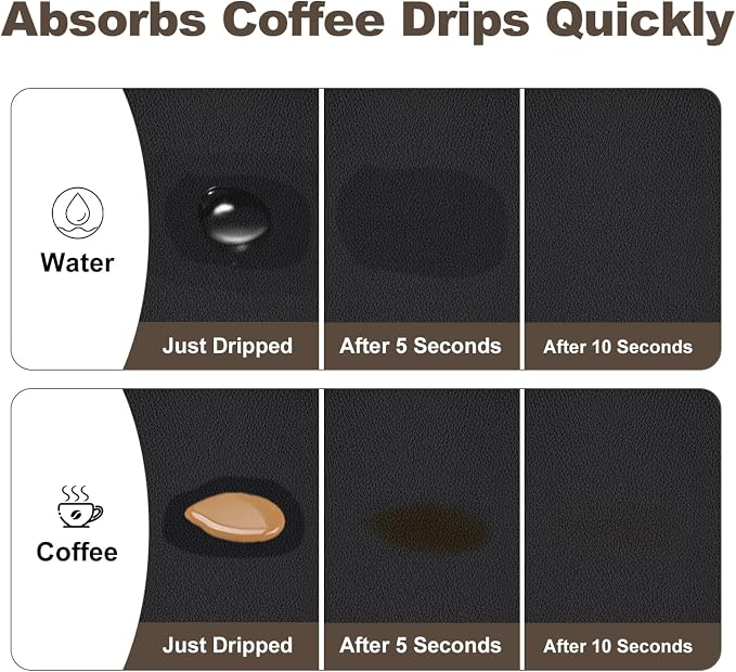 Coffee Mat, Absorbent Dish Drying Mat - Image 3