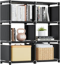 Mavivegue Book Shelf, 6 Cube Storage Organizer, DIY Bookcase, Metal Cube by Mavivegue