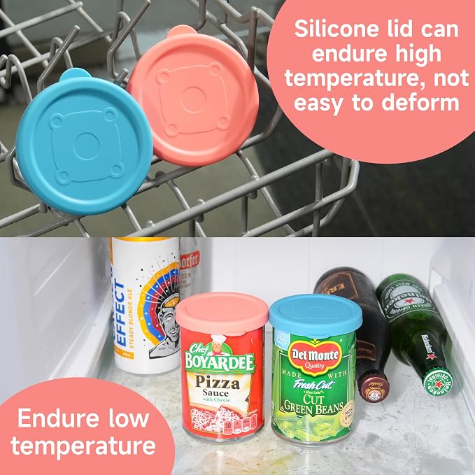 2PCs 3.0-inch Silicone Can Lids - Image 6