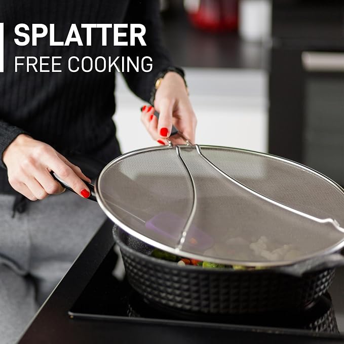 Zulay Kitchen Splatter Screen for Frying Pan - Image 6