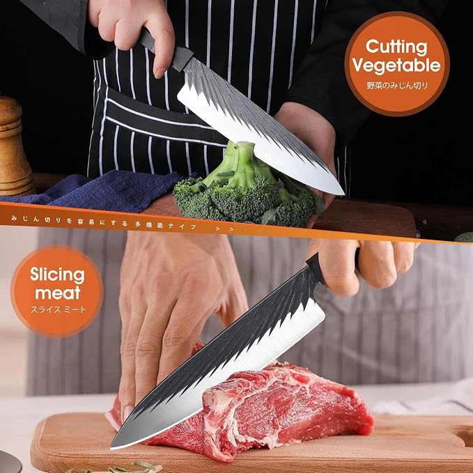 ROCOCO Japanese Chef Santoku Knife - Image 6