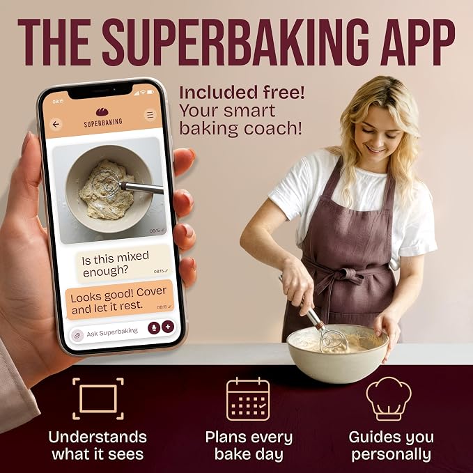 Superbaking Danish Dough Whisk - Image 3