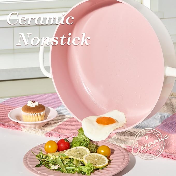 CAROTE 11 Inch Nonstick Deep Frying Pan - Image 3
