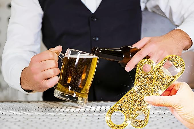 Gold Beer Bottle Opener Diamond Bling Beer Bottle Opener - Image 3