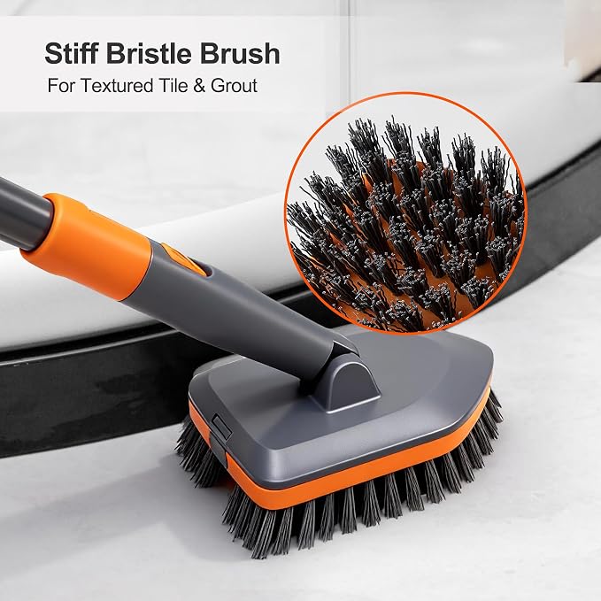 CLEANHOME Tile Tub Scrubber Brush - Image 4
