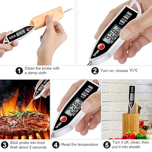 Meat Food Thermometer, Digital Candy Cooking Thermometer, Kitchen Cooking - Image 4