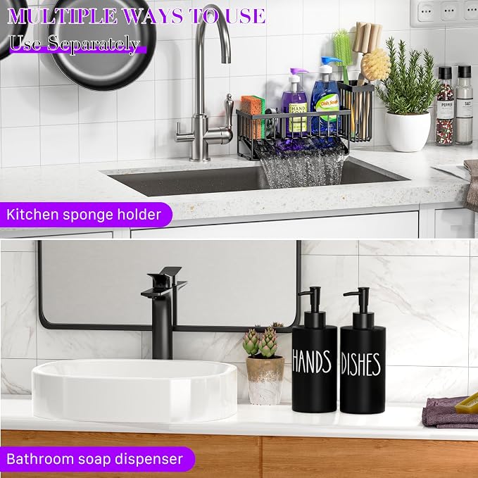 MASADI Kitchen Dish Soap Dispenser Set - Image 3
