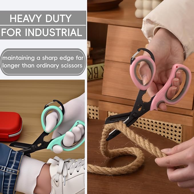MEUUT 2 PCS All Purpose Scissor –7.5in Multi-Purpose Utility Scissors - Image 5