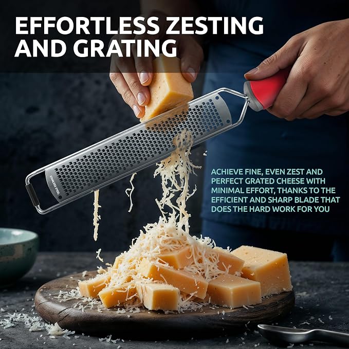 Lemon Zester & Parmesan Cheese Grater - Image 7