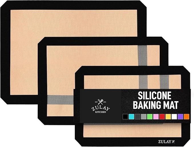 Zulay Kitchen Silicone Baking Mat Sheet Set by ZulayKitchen