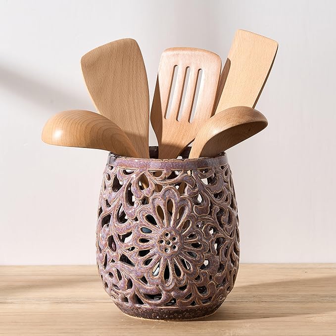 Farmhouse Kitchen Utensil Holder by JHJIEMEIHOME