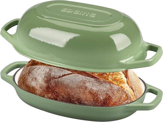 EDGING CASTING Enameled Cast Iron Oval Dutch Oven Pot - Image 3