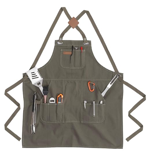 Chef Works Unisex Ayden Grill Apron - Image 4