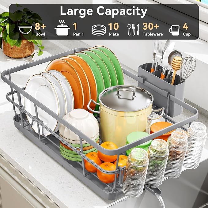 TOOLF Dish Drying Rack, Dish Racks - Image 3