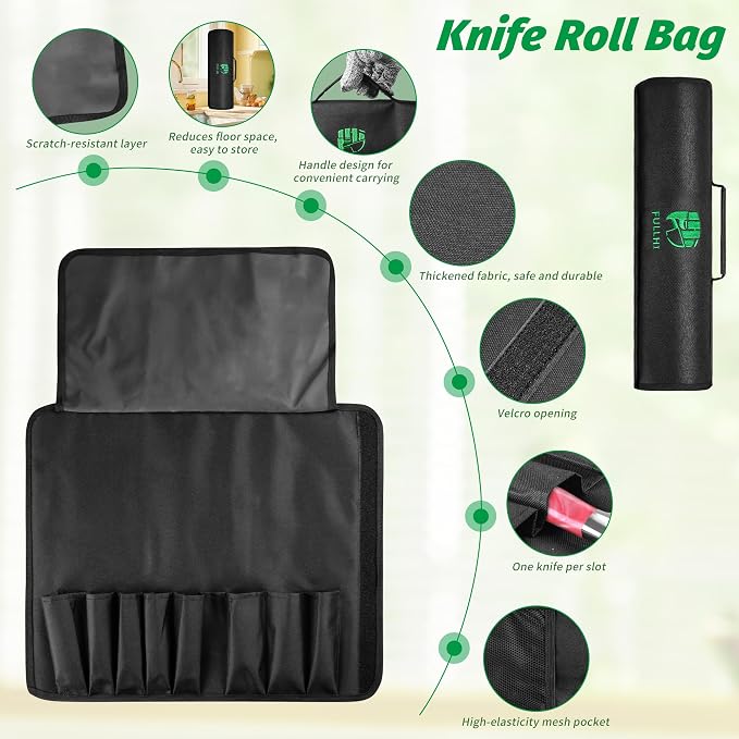 FULLHI 15pcs Japanese Knife Set - Image 5