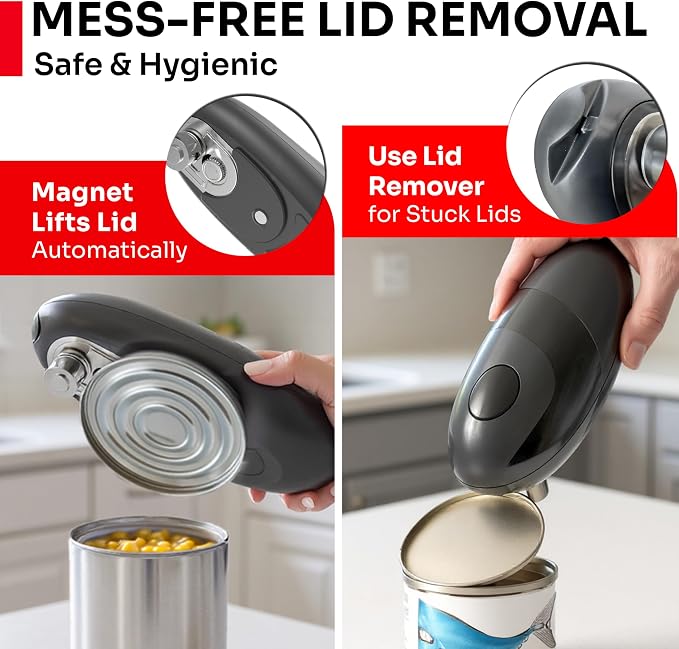 MUELLER HOME SmoothEdge Auto Electric Can Opener – Battery‑Operated One‑Touch w - Image 5