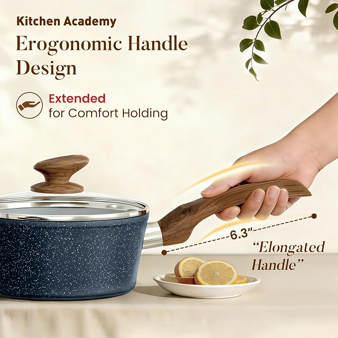 Kitchen Academy Pots and Pans Set Non Stick - Image 5