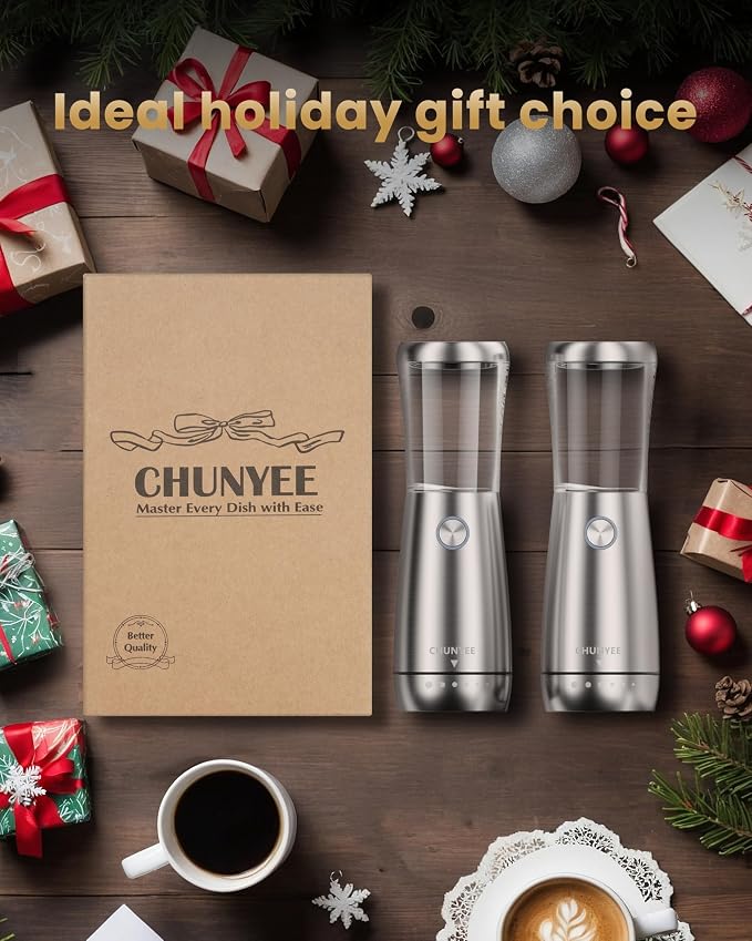 Electric Salt and Pepper Grinder Set - Image 9